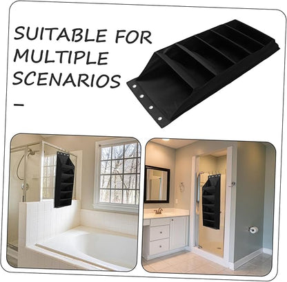 Zerodeko Multi Door Hanging Organizer Bag Versatile Storage Pouch with Multiple Pockets for Shoes Hats and More Door Installation