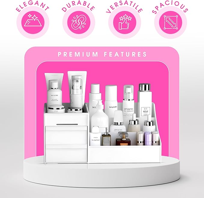 Makeup Organizer, Vanity Organizer, Makeup Organizer Countertop, Make Up Organizers For Vanity, Skincare Organizers, Make Up Storage Organizer