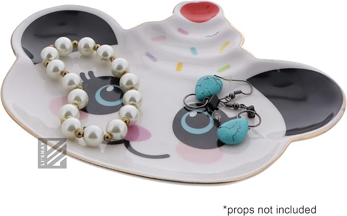 Li'Shay Animal Printed Adorable Trinket Dish - Panda