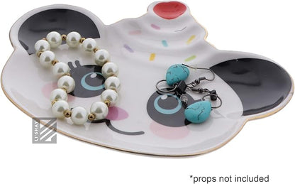 Li'Shay Animal Printed Adorable Trinket Dish - Panda