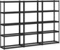 Goplus 5-Tier Metal Shelving Unit, 3 Pack Heavy Duty Wire Storage Rack with Anti-Slip Foot Pads, Height Adjustable Shelves for Warehouse, Kitchen, Living Room, Garage, 15.5" D×35.5" W×72" H
