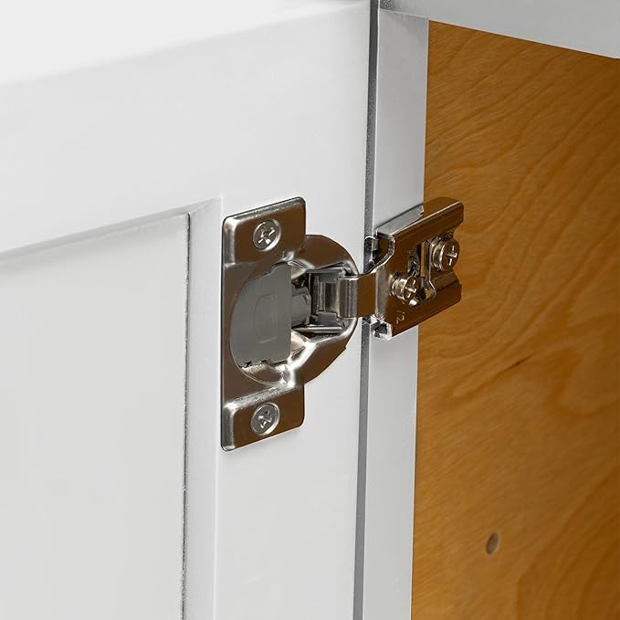 Quicklock RTA (Ready-to-Assemble) | Base Kitchen Cabinets - Shaker Style | Made in America (Pure White, 36" Wx34.5 Hx24 D Base)