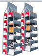 for Hanging Shoe Rack for Closet Extra Large 24 Pocket Organizer Gets Shoes