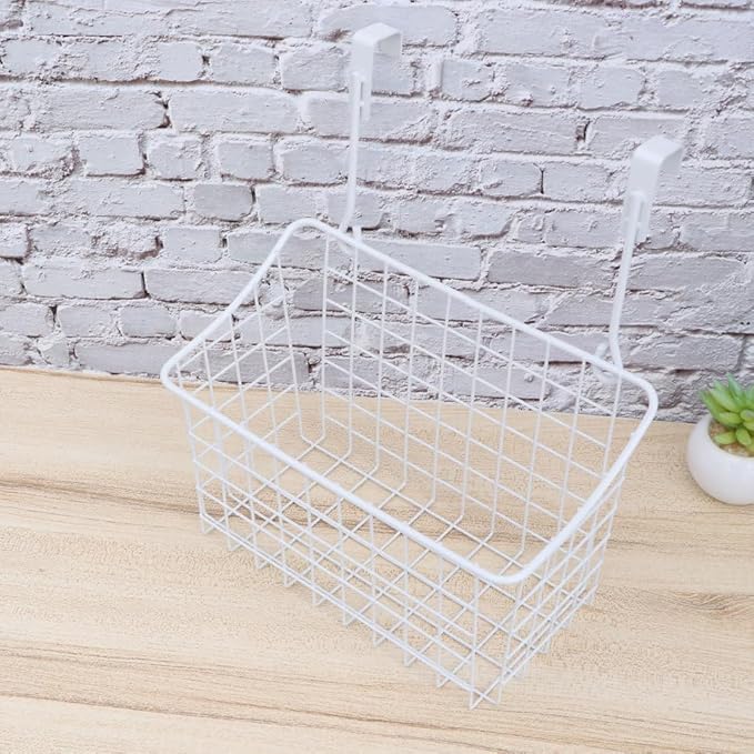 Garneck Cabinet Storage Basket over Door Basket Hanging Storage Rack for Kitchen Bathroom Office