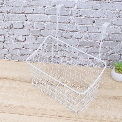 Garneck Cabinet Storage Basket over Door Basket Hanging Storage Rack for Kitchen Bathroom Office
