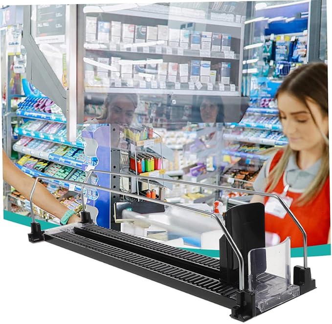 MERRYHAPY 2pcs Plastic Beverage Dispenser Stand Pusher Can Organizer for Refrigerator Easy Install Drink Pusher Fridge Accessory