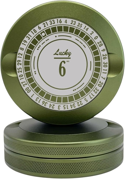 Edition 777: Roulette | Metal Can | Metal Container | Pouch Container | Small Storage Tin (Military Green)