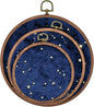 3-Pack Corduroy Pin Display Board - Vintage Style, Enamel Pin & Brooch Collection Holder, Velvet-Lined, Ideal for Earrings, Necklaces & Jewelry Storage Case (Blue)