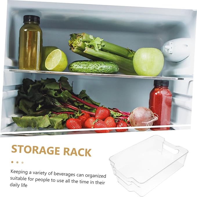 Refrigerator Organizer Bin for Drinks Clear Rolling Soda Can Dispenser with Drawer Design Space-saving Beverage Holder for Beer Soda and More for Fridge Storage