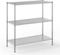 24" Deep x 54" Wide x 54" Height Wire Shelving Kit | 3-Tier | NSF Commercial Storage Rack Unit