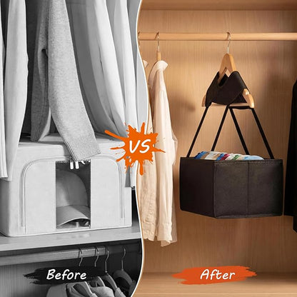 Hat Storage for Baseball Caps，Hat Storage Boxes for Hanging Hold 10 Caps,Hat Storage Organizer Box for Space Saving