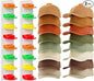 Haiou 2 Pack Hat Organizer for Baseball Caps Strong Adhesive Hat Rack for Wall Multilayer Hat Storage Display Holder Wall Mounted Hat Hooks Hold up to 16 Hats for Closet Door and Bedroom, Multicolor