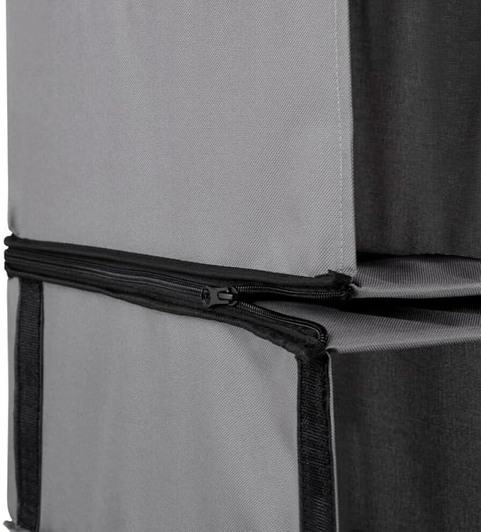 10 Pair Hanging Shoe Organizer Holder for Closet Gray 61.50" in Height