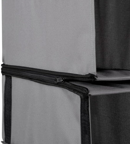 10 Pair Hanging Shoe Organizer Holder for Closet Gray 61.50" in Height