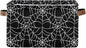 Halloween Spiderweb Large Storage Basket Cube Storage Bin Canvas Fabric Organizer Handles Collapsible Decorative for Clothes Toys Bedroom