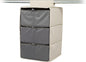 Covermates Keepsakes Hanging Closet Organizer Set – Heavy Duty Wardrobe Storage Shelves with Trays & Dividers – Vertical Dresser for Sweaters, Shoes, and Handbags, Beige Heather