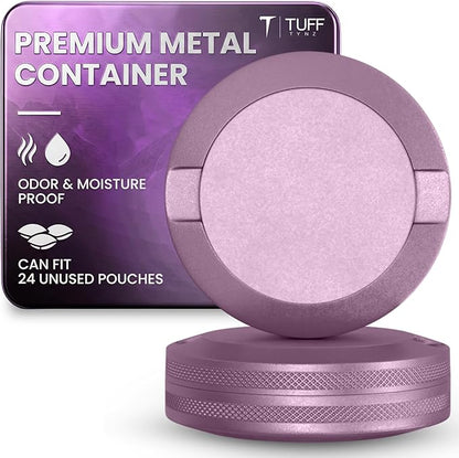 Premium Aluminum Pouch Organizer with Dual Compartment | Waterproof Secure Seal | Compact & Pocket-Friendly | Slim & Lightweight Modern Design for Everyday Use
