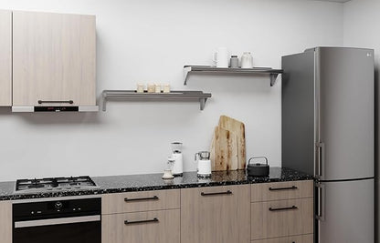 AmGood 8 in. x 36 in. Stainless Steel Wall Shelf | NSF | Metal Shelving | Garage, Laundry, Storage, Utility Room | Restaurant, Commercial Kitchen