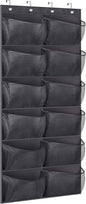 for Boots Hanging Shoe Organizer, 12 Extra Large mesh Pockets, Over Door Shoe Rack, Compatibility with Boots.
