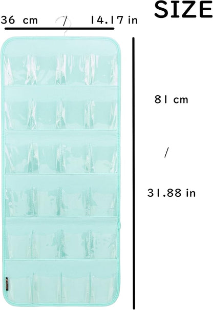 PACMAXI Over The Door Shoes Organizer for 12 Pairs of Baby Shoes Boys Girl, Hanging Baby Sole Shoe Organizer with Hanger (Felt Material-Mint Green)