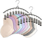 Hat Organizer, Hat Storage for Baseball Caps, Hat Hangers for Closet, Hat Racks with 20pcs Clips, Cap Holder Organizer-Black, LC-08