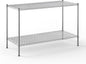 24" Deep x 54" Wide x 34" Height Wire Shelving Kit | 2-Tier | NSF Commercial Storage Rack Unit