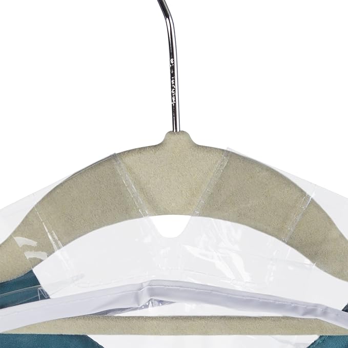 Set of Three Clear Vinyl Shoulder Covers (Size 12" x 22" x 2")
