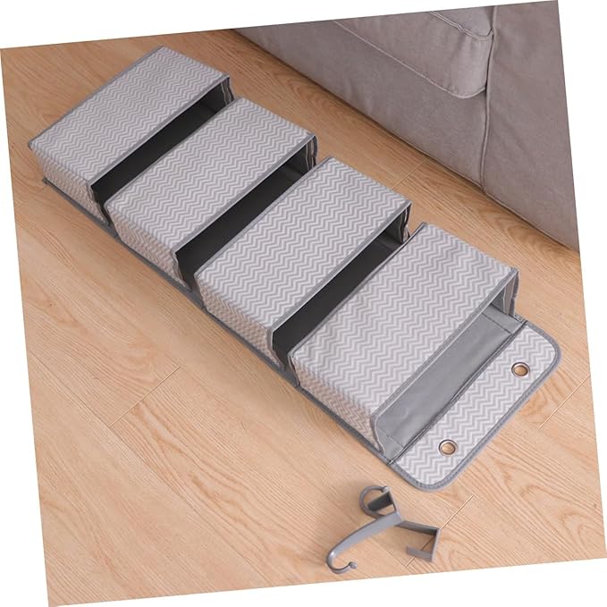 PRETYZOOM Over Door Pantry Organizer 4-Layer Hanging Closet Organizer Wall Hanging Bag Easy to Install