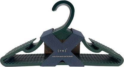 100% Recycled Ocean and Ocean Bound Plastic Sustainable Adult Hanger (Green)