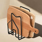 Chopping Board Organizer Stand Holder (Black)