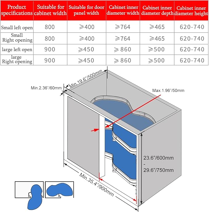 Küchen Organizer Schrank-Organizer, Ausziehbare Regale Für Speisekammer, Ausziehbarer Blinder Eckschrank, Küchenschrank-Organizer, Regal, Schrank-Organizer Für Minimalen,Left Open-S