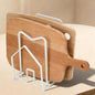 Chopping Board Organizer Stand Holder (White)