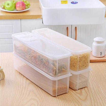 Guardians Pasta Container Noodle Food Storage Spaghetti Keeper Box with White Cover