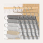 Hangers Pants Hangers Scarf Hanger S-Type Clothes Pants Hanger 5 Piece Jeans Hanger Closet Storage Pant Hangers Clothes Hangers