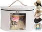 Hat Storage Box,Hat Boxes for Women Storage,Cowboy Hats Holder for Travel,Wide Brims Hat Carrier Case,Stuffed Animal Toy Organizer,Hat Box Closet Organizers and Storage,Hat Boxes for Men