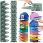 AXU 2 Pack Hat Organizer for Baseball Caps, Hat Rack for Wall (Grey)