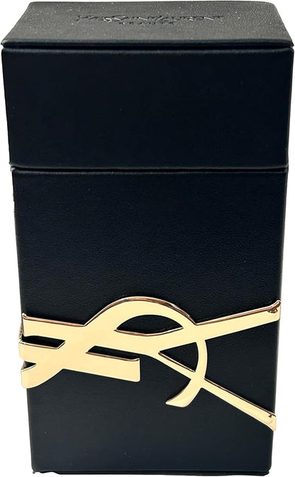 Yves Saint Laurent YSL Hardcase Holder/PORTABLE SMALL STORAGE BOX VANITY (holds jewelry, makeup, coins, cards, keys, etc) 50 ml BOX Size 2W x 4.75H x 2.75L - 6224