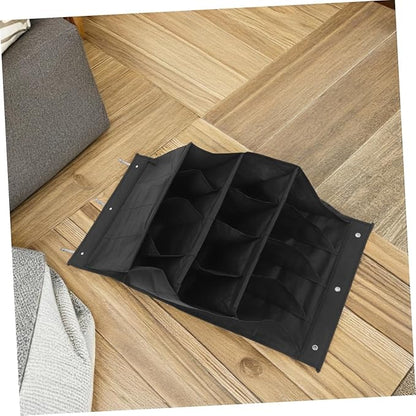 IMIKEYA Hanging Shoe Organizer with Space Saving Wall Rack for Sneakers and Accessories Easy Installation Over Door Storage for Closets and