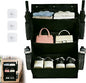 3 Layers RV Shoe Storage Caddy with Sticky Adhesive Tape Hanging Shoe Storage over the Door Shoe Rack for Closet