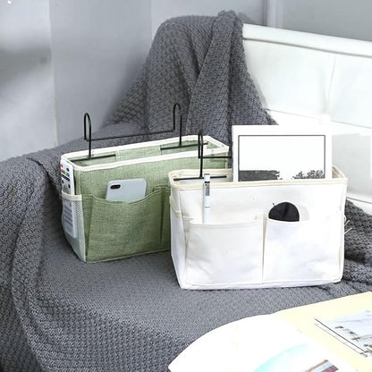 IMIKEYA White Wall Mounted Hanging Storage Bag for Home Practical Organizer for Bedroom Kitchen Living Household Over Door Pouch for Necklaces Keys Phones Shoes and More