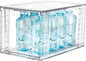 1Pack Large Stackable Kitchen Storage Drawers, Clear Foods Organizer Bins with Handles, Easily Assemble for Bathroom, Kitchen, Pantry, Cabinet, Closet(XL-UP Handle)