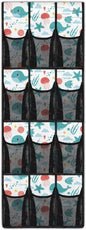 Whale Simple Houseware 12 Pockets,Over The Door Hanging Shoe Organizer,Small Item Storage Bag,Hanging Shoe Rack for Door Sneaker Hanger Boot Storage,Closet Rack for Home