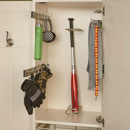 Rev-A-Shelf - BRC-12ORB - 12 in. Oil Rubbed Bronze Pull-Out Belt Side Mount Rack