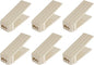 LEC O-903 Space Saving Shoe Stand, Unisex, 6 Pairs, Beige