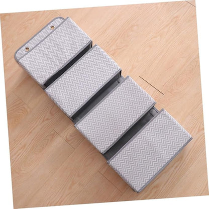 PRETYZOOM Over Door Pantry Organizer 4-Layer Hanging Closet Organizer Wall Hanging Bag Easy to Install