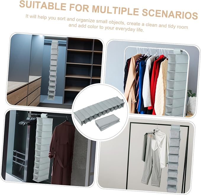 Multi-layer Foldable Shoe Organizer Pouch Portable Storage for Closet and Door Space-saving Hanging Design and Versatile Storage for Indoor and Outdoor Use