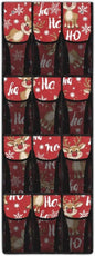 Elk HOHO Over The Door Closet Organizer for Christmas Home Decor,Large Capacity Behind Door Organizer Multi-Funtion Storage Bag,Space Saving Wall Hanging Storage with 12 Pockets