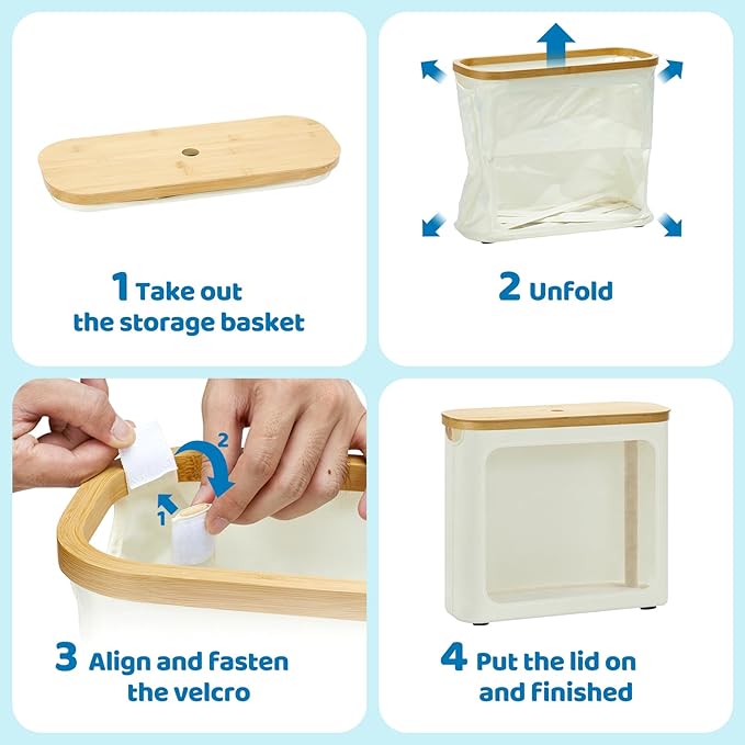 Toilet Paper Storage with Lid, Large Toilet Paper Holder for up to 12 Rolls, Free Standing Bathroom Storage Organizer with Lid, Beige