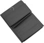 OSALADI Large Capacity Hanging Shoe Storage Bag with Design Foldable and Portable Organizer for Dorm Bedroom Bathroom Office Black Hanging Pouch for Shoes Bags and Accessories