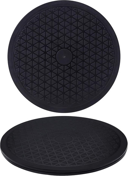10 inch Turntable Rotating Caster Spinner Non Skid Lazy Susan Heavy Duty 360˚ Rotating Swivel Stand for Model Base/Potted Plants/TV/Monitors/Craft Paintings (1 PCS)
